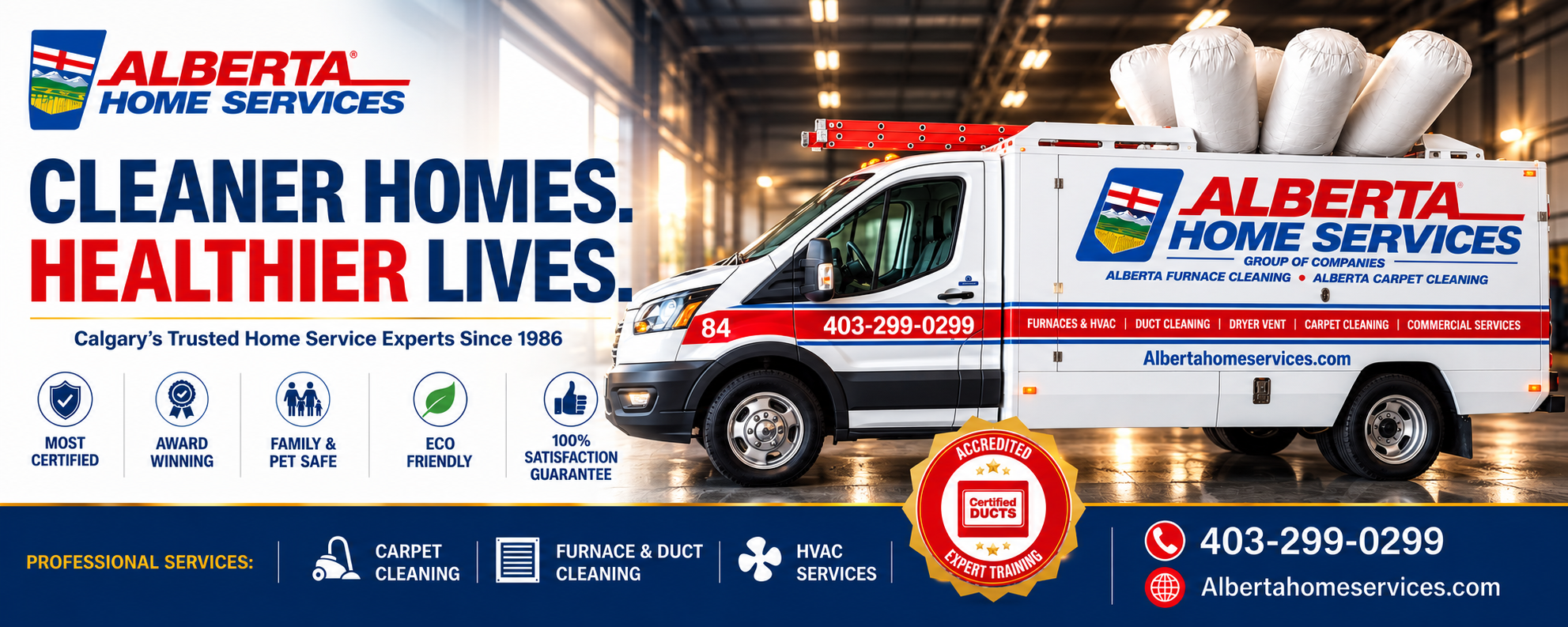 Alberta Home Services — Cleaner Homes. Healthier Lives. Calgary's Trusted Experts Since 1986.