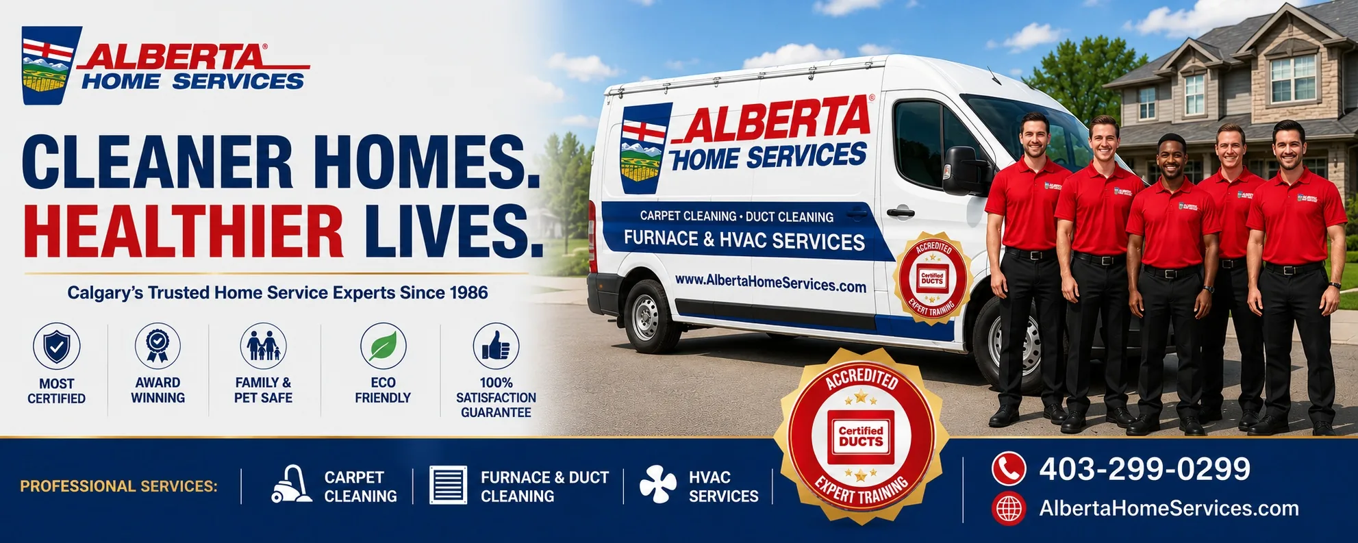 Alberta Home Services — Cleaner Homes. Healthier Lives. Calgary's Trusted Experts Since 1986.